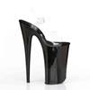 Pleaser - BEYOND008 Sandale à bride à la cheville, Pole dance chaussures - Chaussures de pole dance - Noir Product image